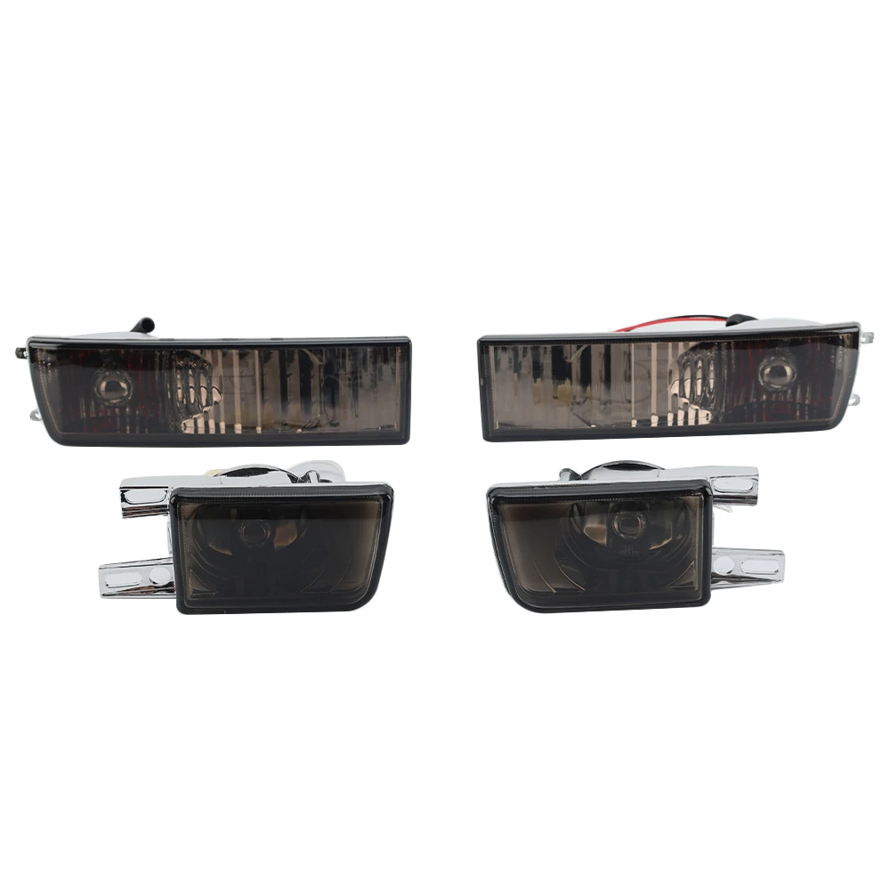 

Car Smoked Front Bumper Fog Light + Turn Signal Lamp for VW Golf 3 1992 -1997 4PCS Set car accessories