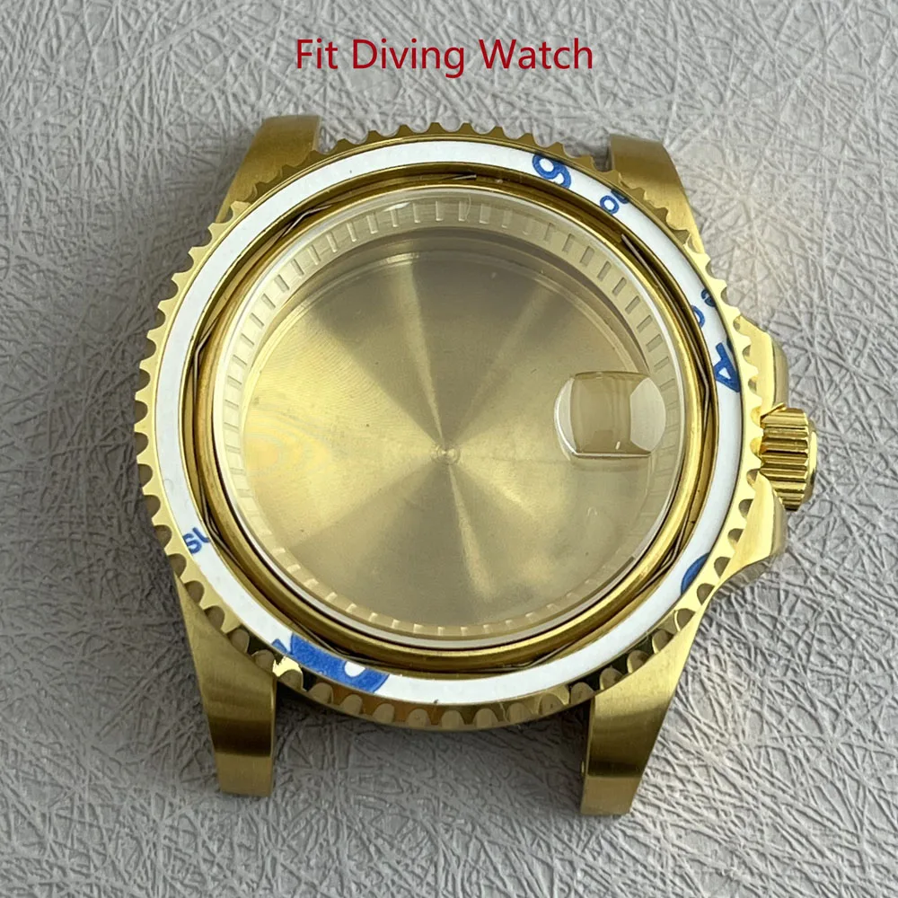 30.7 مللي متر من الفولاذ المقاوم للصدأ NH35 حلقة فصل لاستبدال علبة الساعة الحلقة الداخلية مناسبة لساعة الغوص الفاخرة الراقية