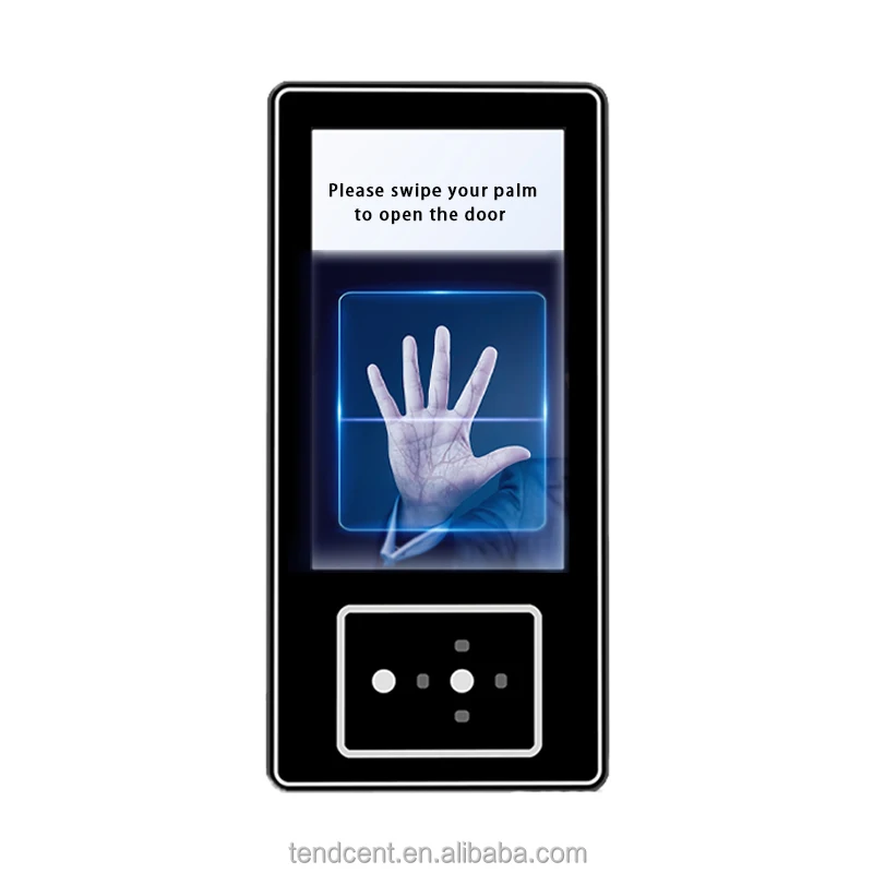 Factory Direct Access Control System Machine 3D Face Palm Vein Recognition Night Vision Card Attendance Clock Customized Logo