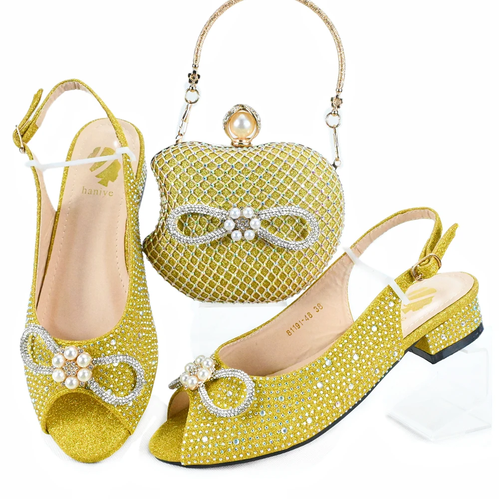 

Doershow beautiful Italian Design Fashion Style Ladies Shoes with Matching Bag Set 2024 Nigerian Shoes and Bag Set HJK1-19