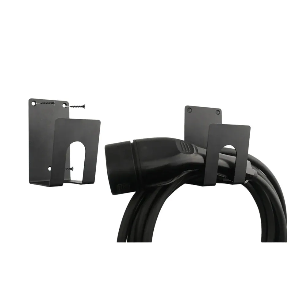 Home Garage Charging Iron EV Charger Organizer Efficient EV Charger Organization Charger Organizer Cable J Hook