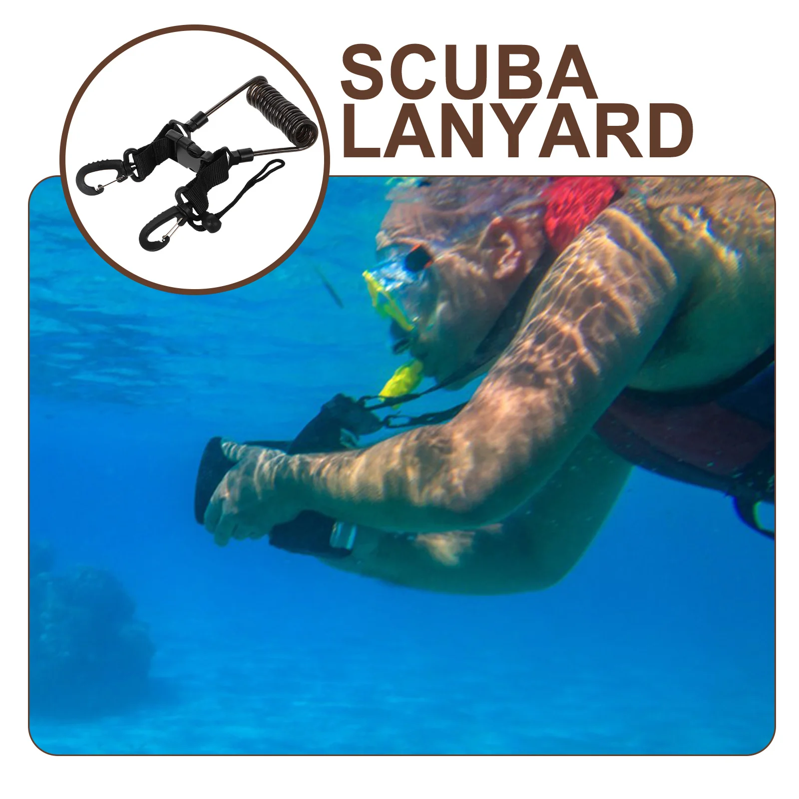 حبل غوص للكاميرا، عملية بيد واحدة، سهل المرفق، الوقاية من أجل استكشاف أعماق البحار