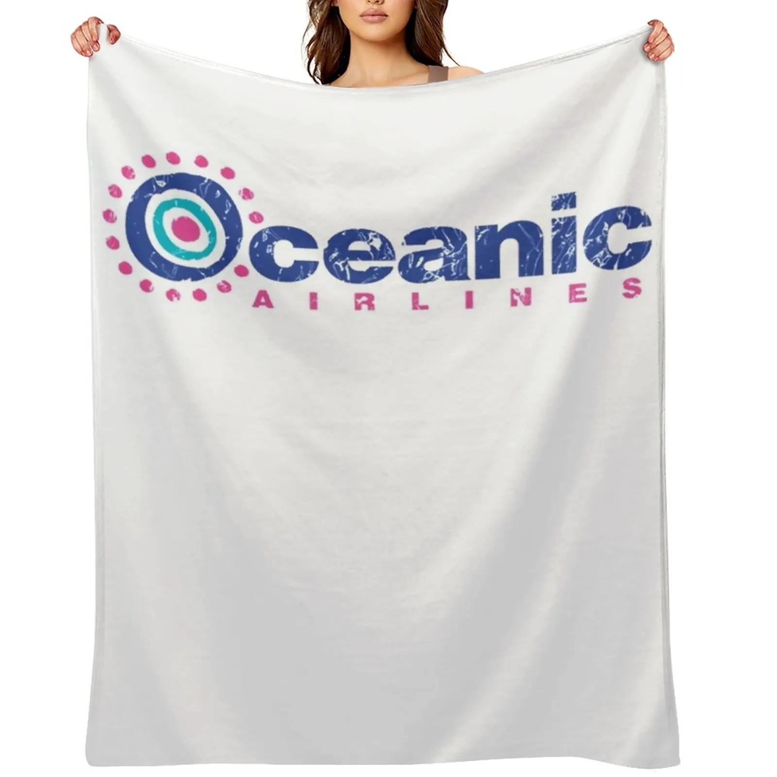 

Oceanic Airlines (LOST) Classic Throw Blanket Plush cosplay anime Retros manga Blankets
