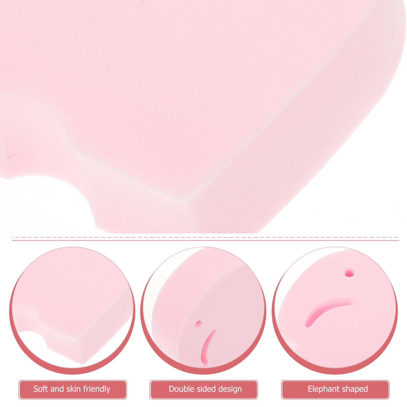 

3Pcs Pva Bath Sponge with Dual Function for Scrubbing and Lathering Efficient Body Wash Scrubber for Back Shoulders Hygienic