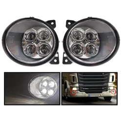 1 Pair 24V LED For Scania Fog Lights Headlight G440 G450 P380 P410 R450 R620 Truck Front DRL Accessories Parts 1931614 1931613