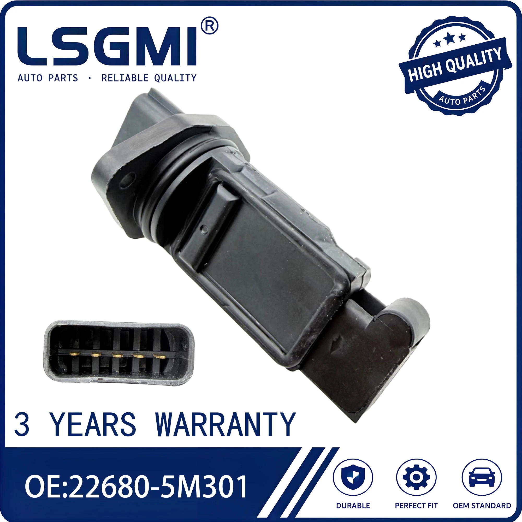 Air quality flow sensor for Nissan Almera Almera Tino Primera 1.8L 2000–2006 OE 22680-5M301