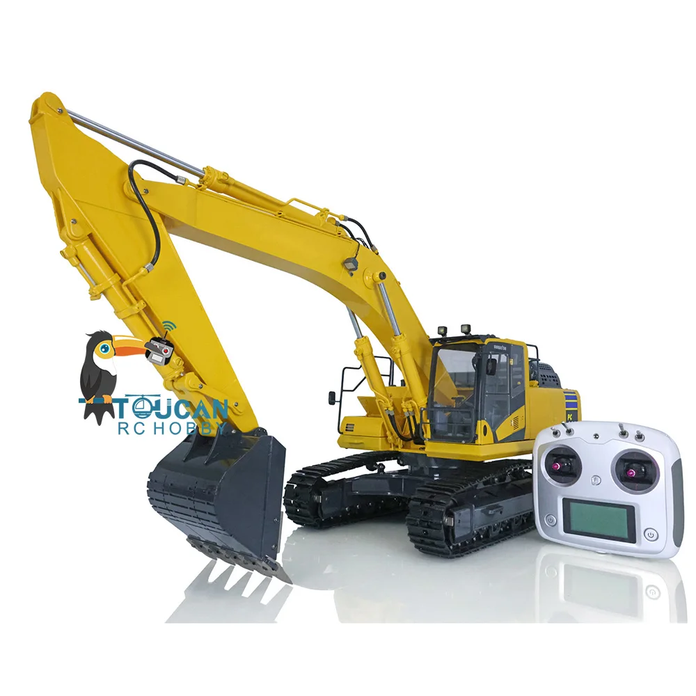 Metal Hydraulic RC Excavator 1/12 PC360 DIM P3-11 Remote Control Truck Light System Motor Servo Toys TH20443-SMT9