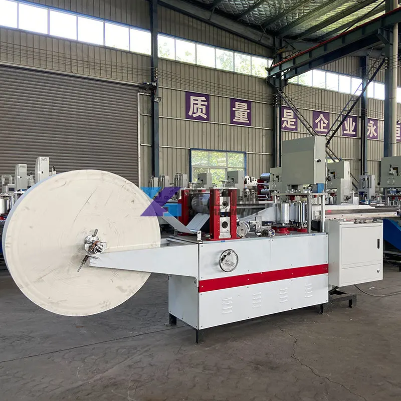 Fully Automatic Soft Two Colours Table Tissue Paper Machine Napkin Paper Making Machine Price