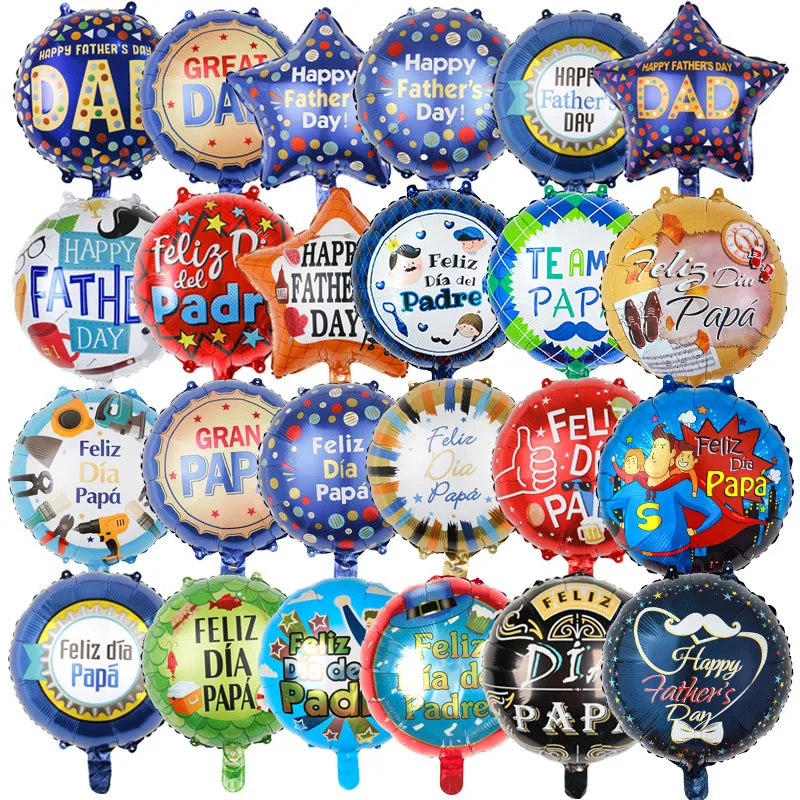 Globos redondos de helio con forma de corazón para el día de la madre, decoración para fiesta de cumpleaños, 18 pulgadas