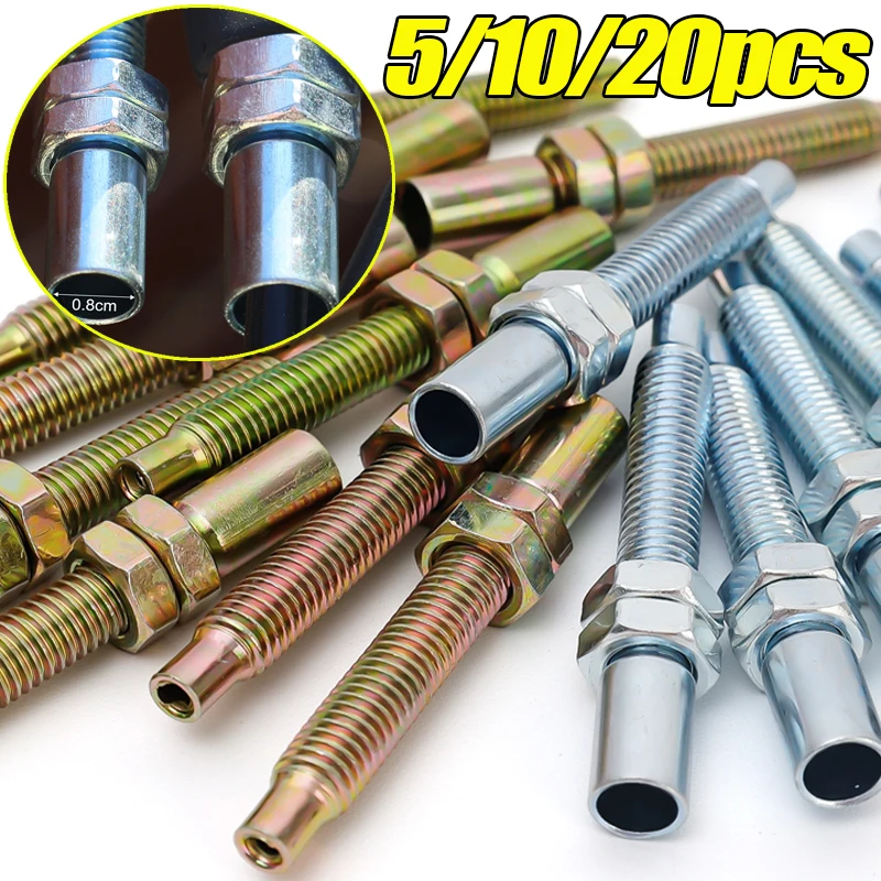 Image of Universal Einstellung Aluminium Gaszug Einstellschraube Motorrad Kupplung Kabel Draht Einsteller M8 Motorrad Kupplung Schraube