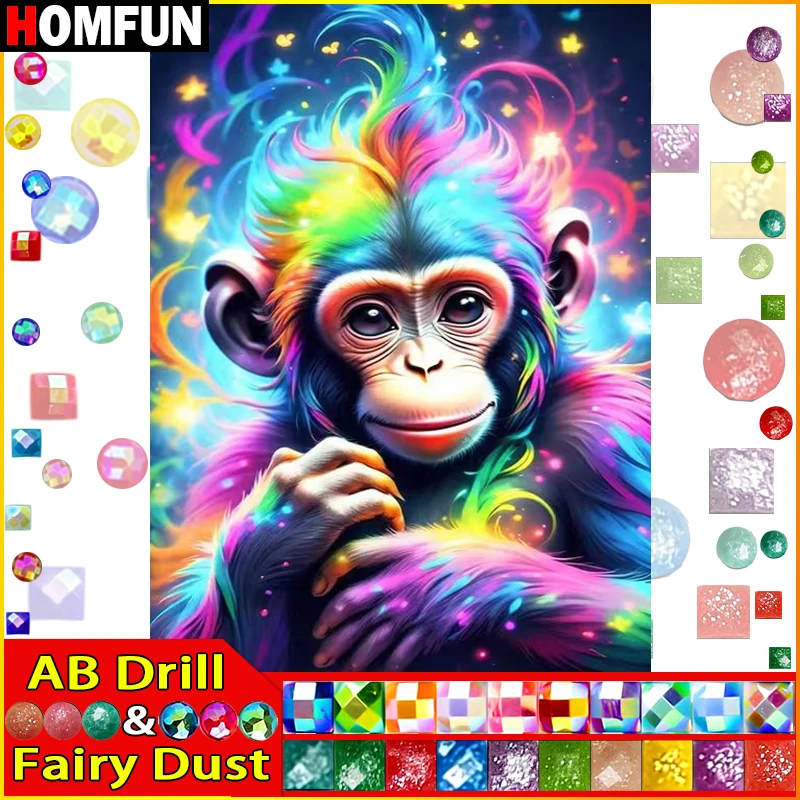 HOMFUN Fairy Dust AB Full diamond Painting 