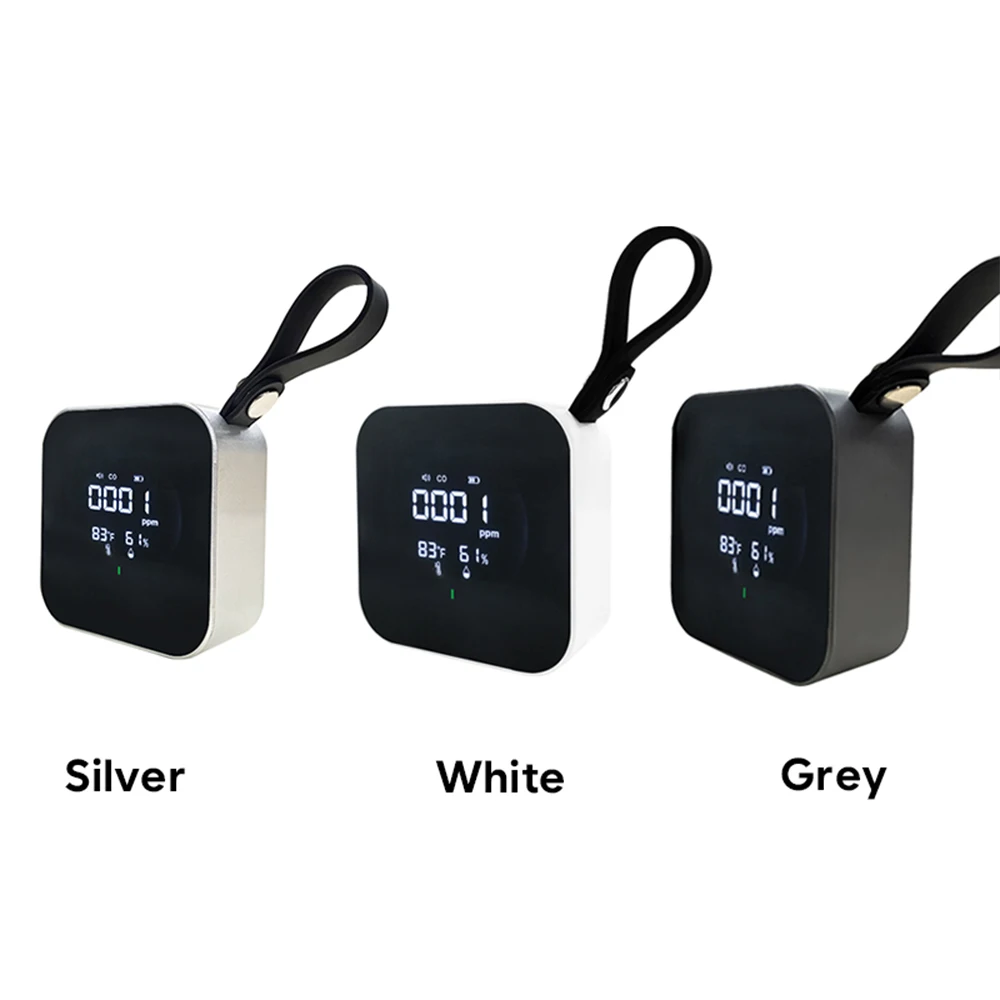 2000 MAh 24 Hours Long Standby 3 in 1 Carbon Monoxide Tester Hygrothermograph Gas Analyzer Combustible Gas Alarm CO Detector