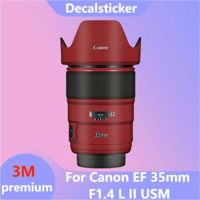 

For Canon EF 35mm F1.4 L II USM Lens Sticker Protective Skin Decal Vinyl Wrap Film Anti-Scratch Protector Coat EF35 F/1.4 F1.4L