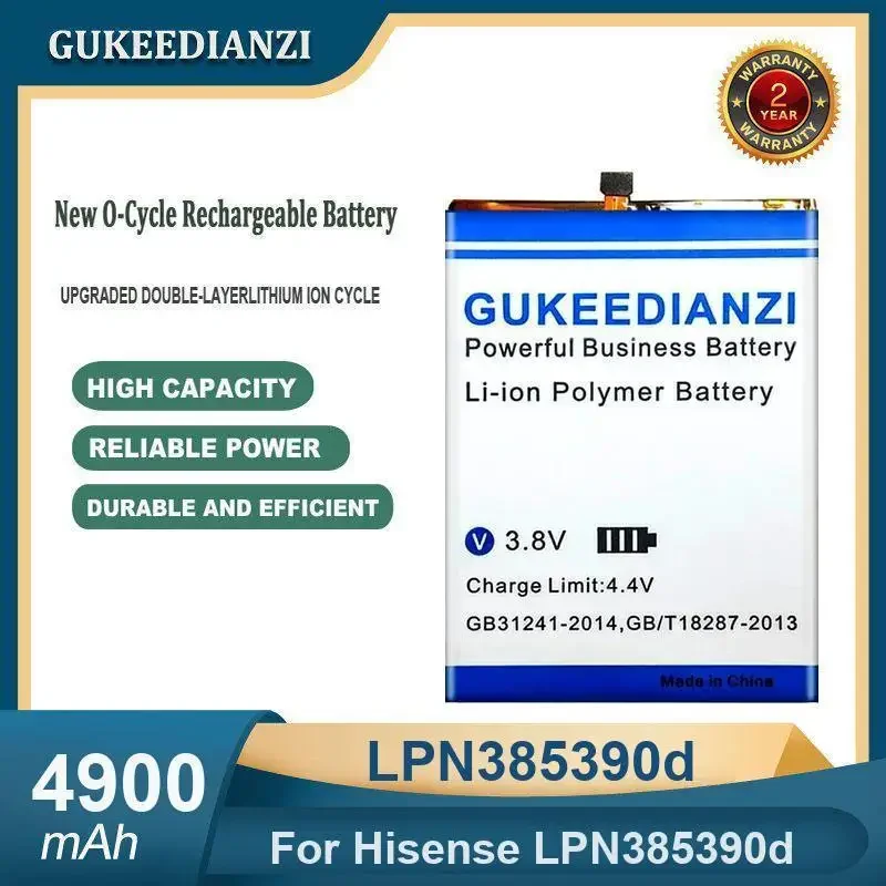 

High Capacity 4900mAh LPN385390d Mobile Phone Battery For Hisense LPN385390d