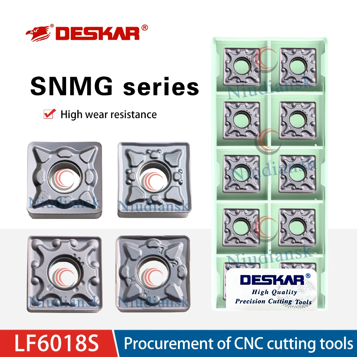 

SNMG120408 SNMG120412 CV MA LM MM LF6018S CNC Lathe Square Outer Circle Cutting Turning Inserts For Processing Stainless Steel