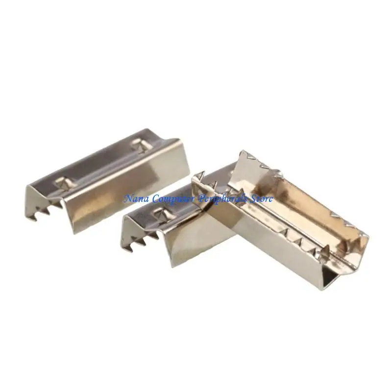 F68C 10Pcs/pack GT2 Timing Belt Fixed Clamps Crimp 6mm Width Belt Fixing Clips