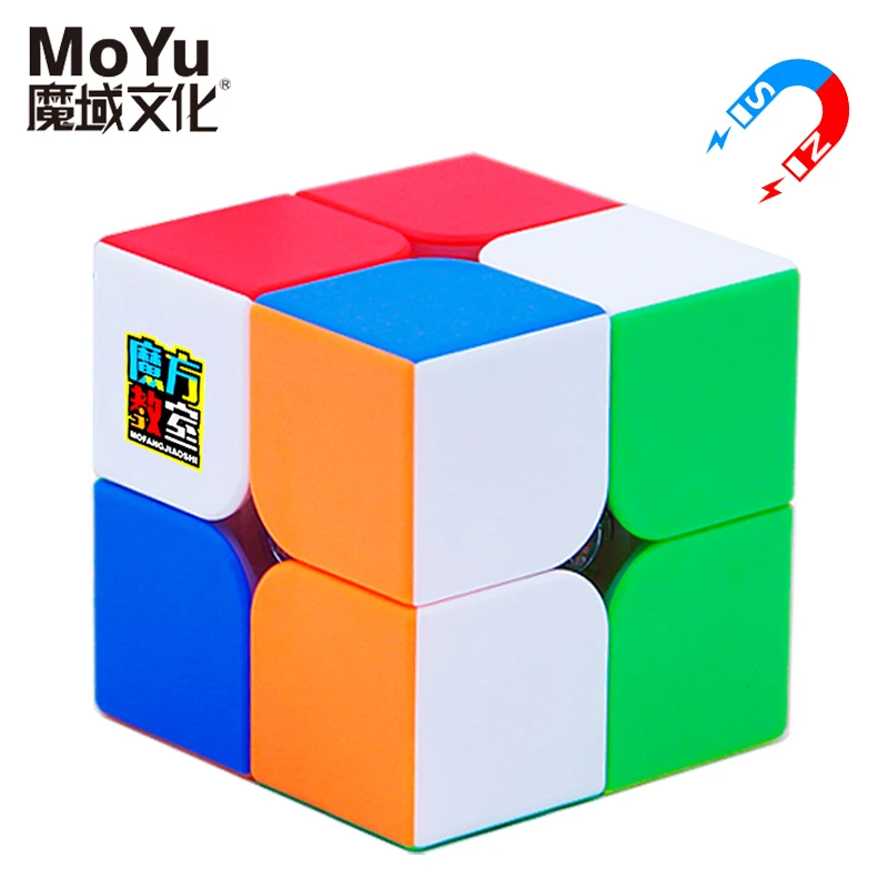 

MoYu Meilong 2x2 3x3 Professional Magnetic Magic Cube 3x3x3 2×2 3×3 Speed Puzzle Children's Toys Hungarian Original Cubo Magico