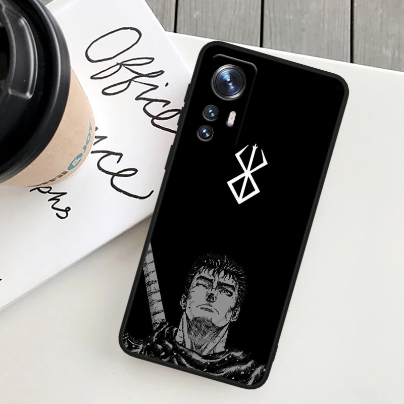 Berserk Anime Cool For Xiaomi Mi Note 10T 10S 10 9T 9 SE 8 CC9E A3 5G Lite Pro Soft Silicone Black Phone Case