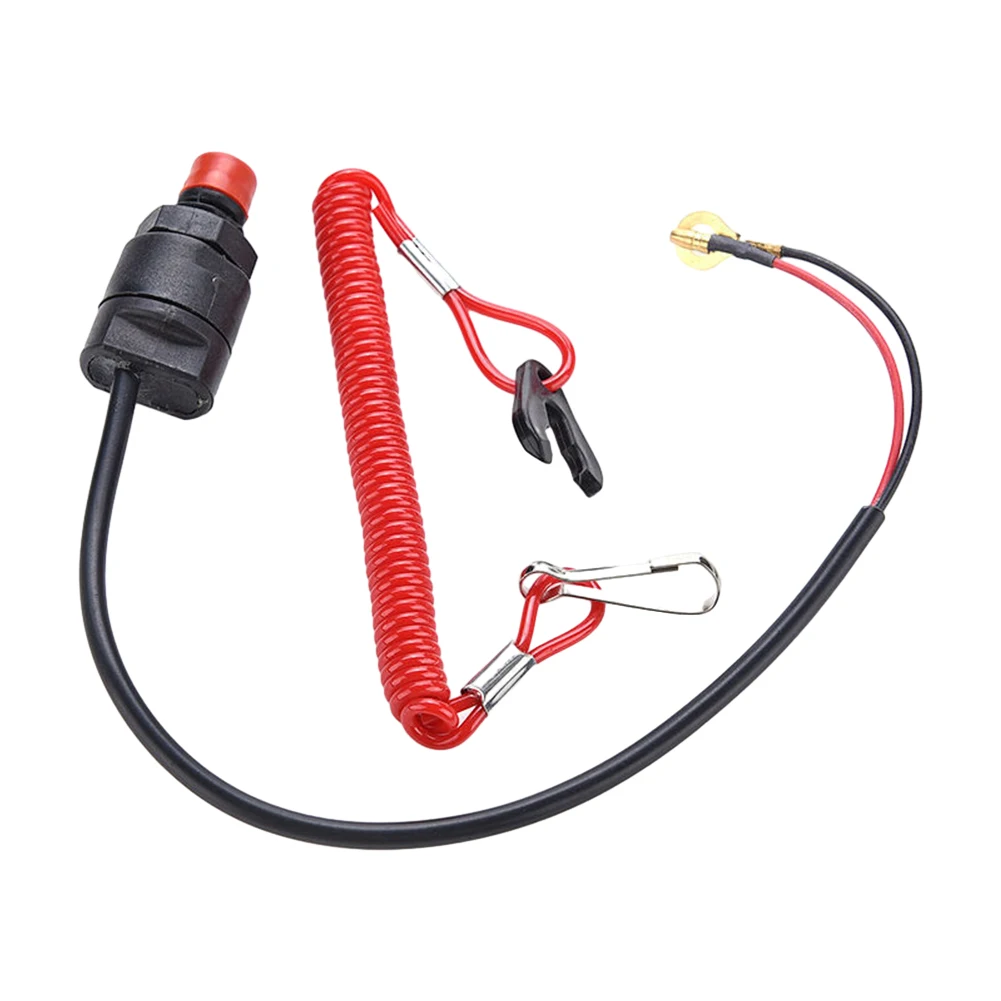 Black And Red Kill Switch Kill Switch Boat Outboard Engine Motor Lanyard Lanyard Kill Safety Tether Lanyard Kill Switch