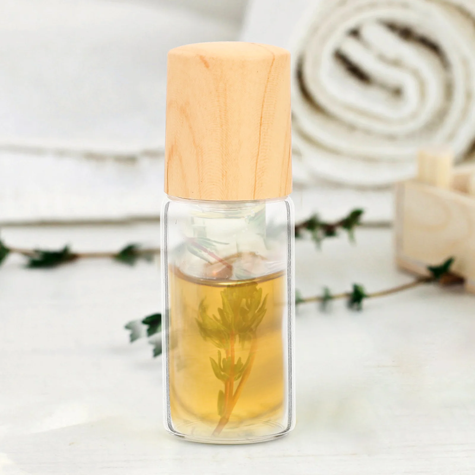 

10Pcs Roller Bottles Essential Oil Glass Refillable Portable Leakproof for Travel Perfume 1Ml Roller Bottles