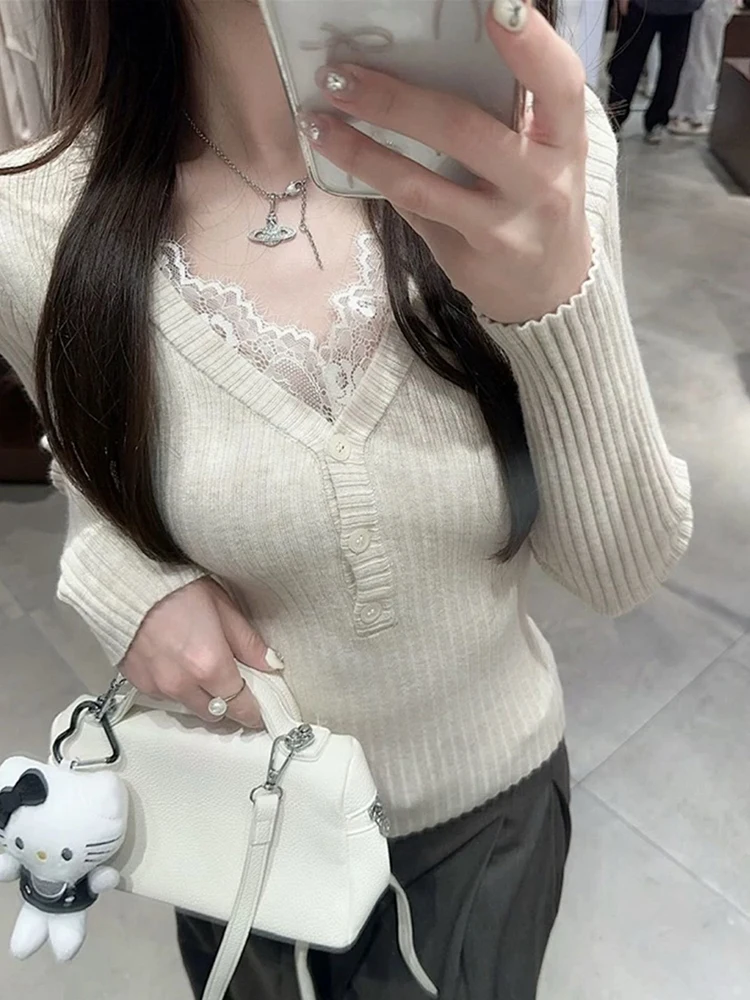 

Свитера Джемперы Пуловеры Женские Забавные Выброи Ins Узор Ночной Учебный Библиотека Популярный Милый Клуб Академический Мягкий Мотив Зима