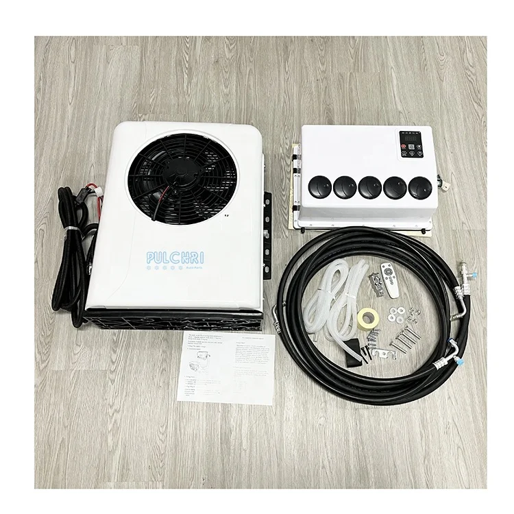 Eco-Friendly Mini Air Conditioner for Cars 12v Air Conditioner 24v Electric Car Air Conditioner 12 Volt Semi Truck Ac Unit