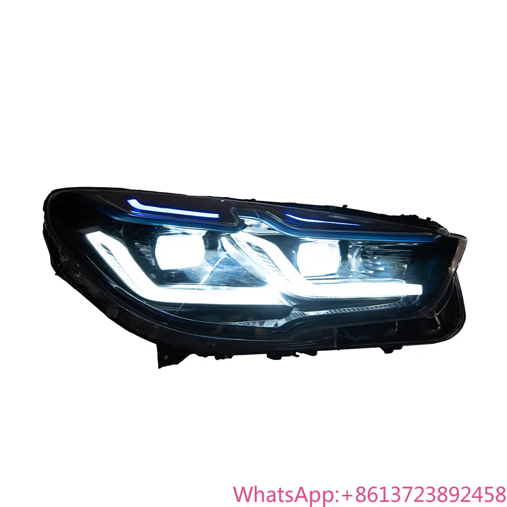 

For Car Front Lamps Assembly for F07 5 Series GT 2010-2017 BMW LED Angel Eye Headlight DRL HID Bi-Xenon Beam 12V New Car Styling