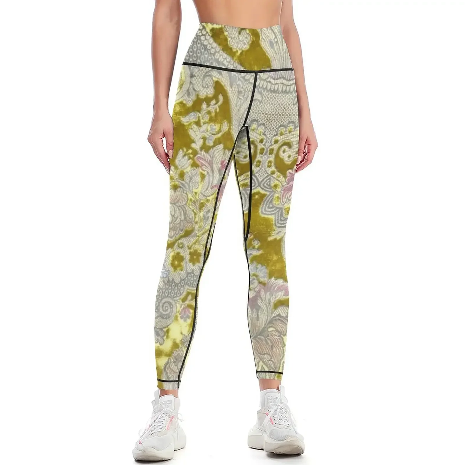 

Italian Damask Leggings workout shorts gym top sports for gym Women's pants Womens Leggings