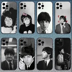 Singer P-Pau-M-McCartney Phone Case For iPhone 16,15,14,13,12,11,Pro,X,XS,Max,XR,Plus,Mini Soft Black Cover