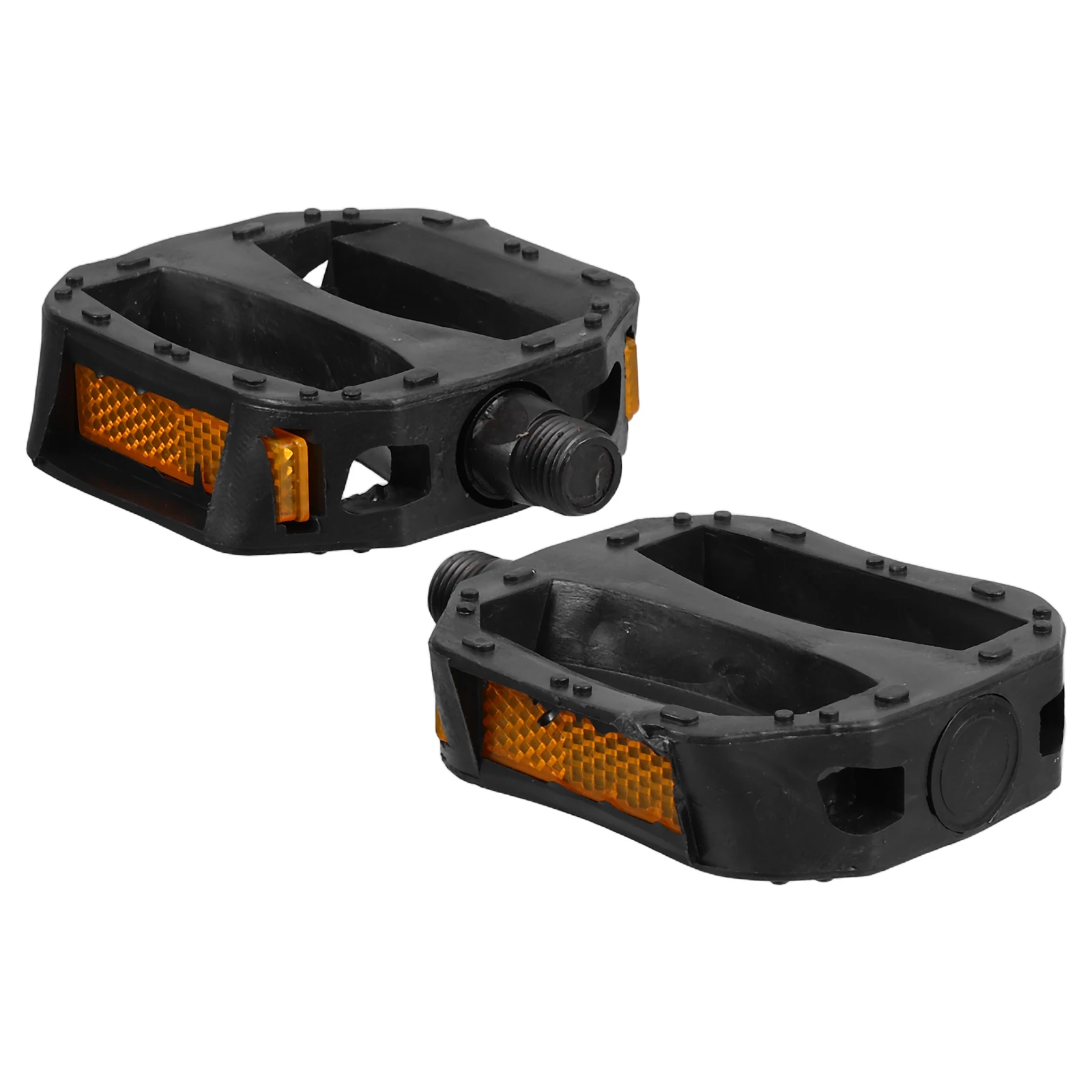 

1 Pair Bicycle Pedals Black Replacement For Mountain Tricycle Universal Fit Non Slip Flat Pedal Cycling Bike