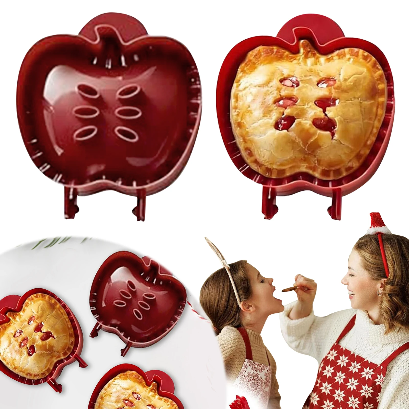 Dough Presser Pie Molds Non-stick Hand Pie Molds Hand Pie Press for Christmas Thanksgiving Baking