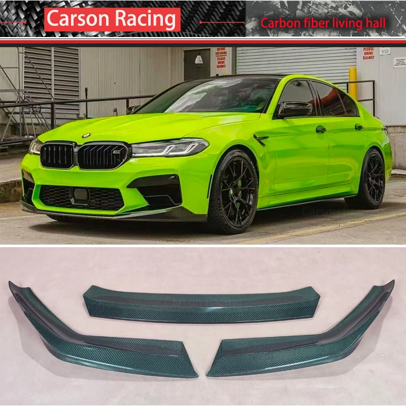 

For M5 F90 LCI Add MP Type DRY Carbon Fiber Chin Spoiler Front Splitter Bumper Front Lip 2021+