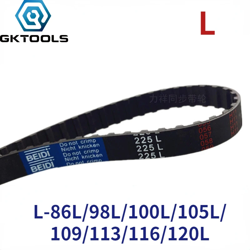 GKTOOLS 86/98/100/105/109/113/116/120 L Timing Belt Width 13/20/25/38mm Perimeter 219.07/247.75/257.17/276.22/285.75/304.8mm