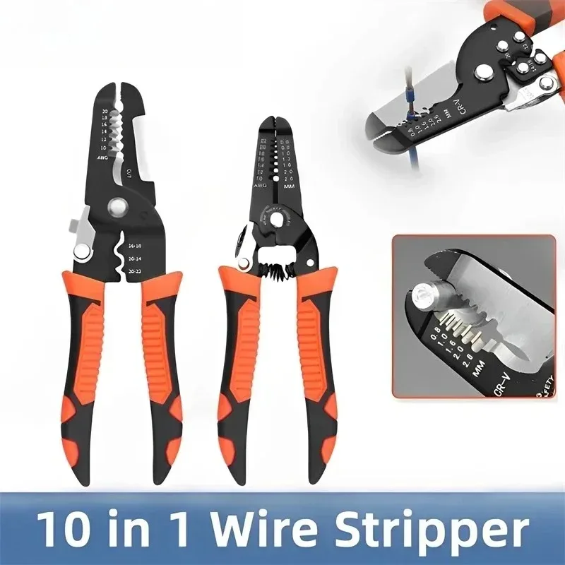 

Clamping Plier Multi functional Plier Electrician Wire Stripper Stripping Crimping Clamping Cutting Hand Tool Stripping Plier