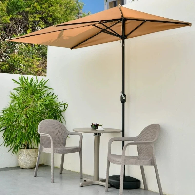 & Outdoor Sunshade Umbrella Against The Wall Parasol Patio Umbrellas Lifting Garden Umbrella Sunshade Rainproof Beach Umbrellas