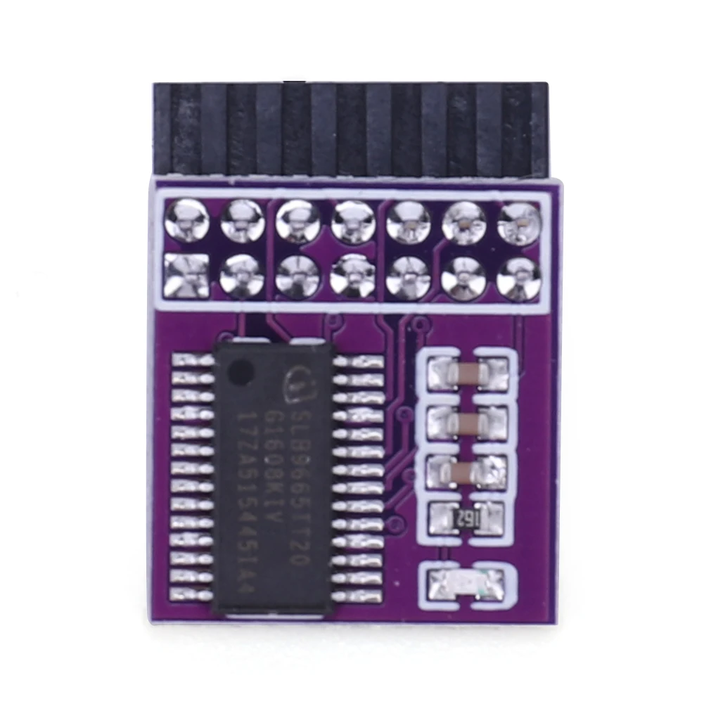 14Pin Security Module LPC Interface GC-TPM2.0 Board Remote Module Support Multi-brand Motherboard for WIN11 Upgrade Test