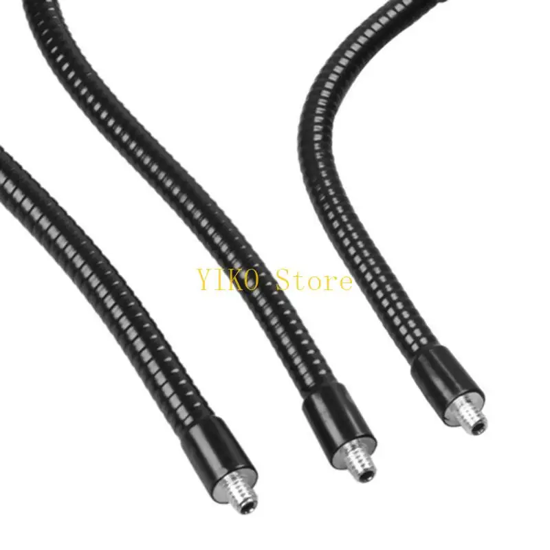 K32C Metal 1/4 Inch Male to 3/8 Inch Male Adapter Goosenecks Hose Serpentine Tube