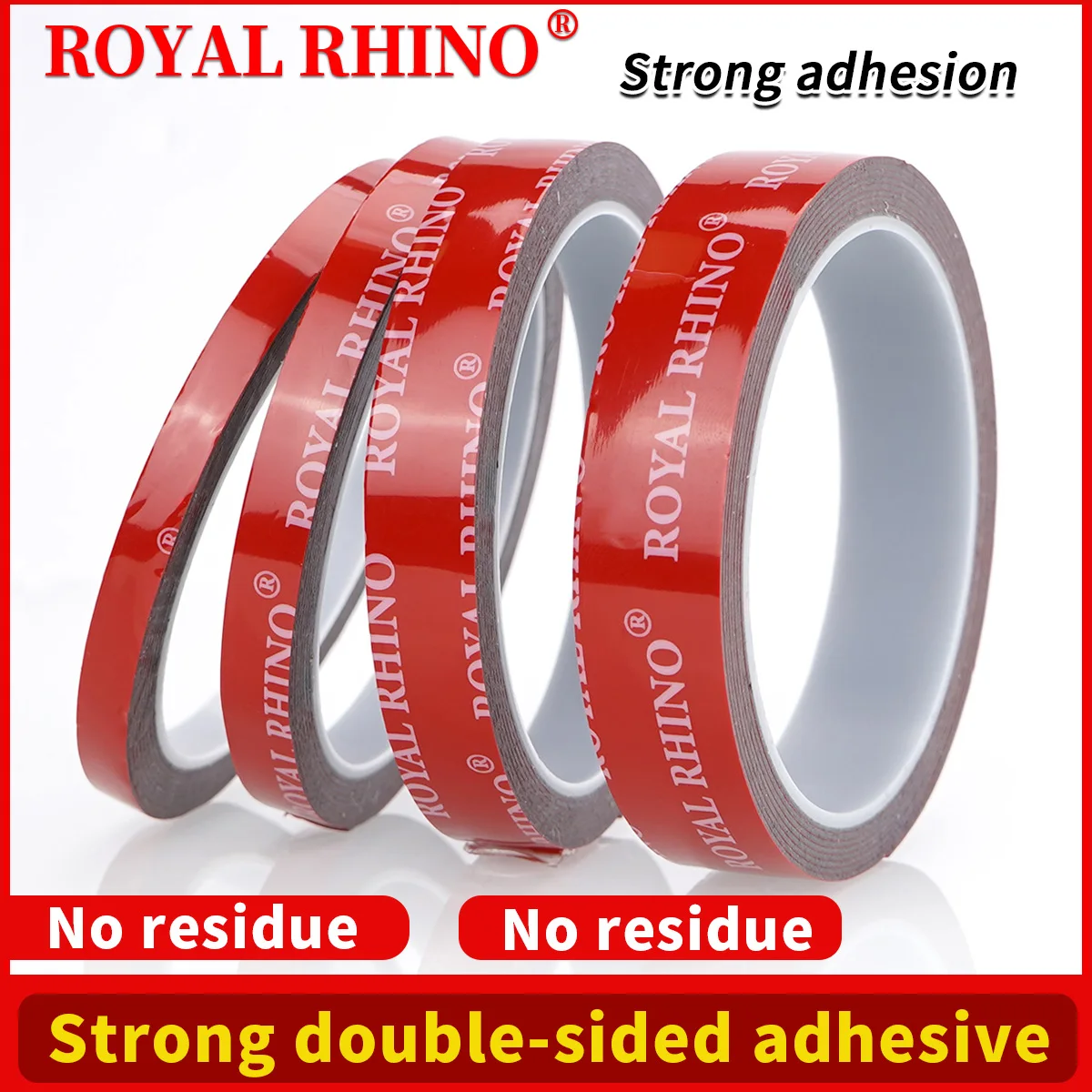 2.5M Extra Strong Double Sided Tape Adhesive High Viscosity Tear Off Without Leaving Traces High Viscosity Mounting Fixing