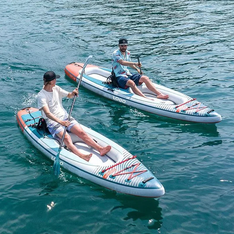 13'2"*39"*8" 2 Person Drop Stitch Stand Up Paddle Board Inflatable Kayak For Fishing Paddling