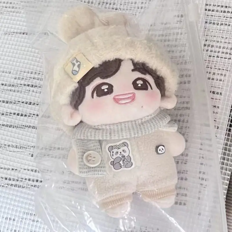 Vêtements en coton pour bébé lapin blanc laitier Labubu Mini V4.0, 10 cm, lait frais, carotte, vêtements pour bébé, costume mignon pour bébé