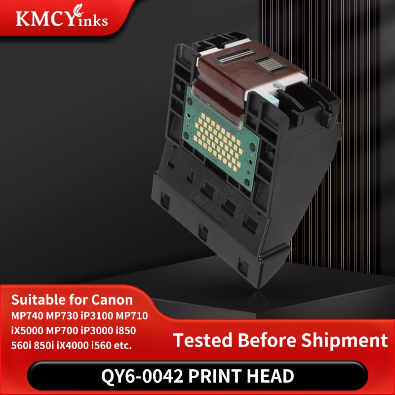 KMCYinks Print head Suitable For QY6-0042 Color Print head Fits For Canon I560 IP3000 I850 MP700 MP730 Printer head Part