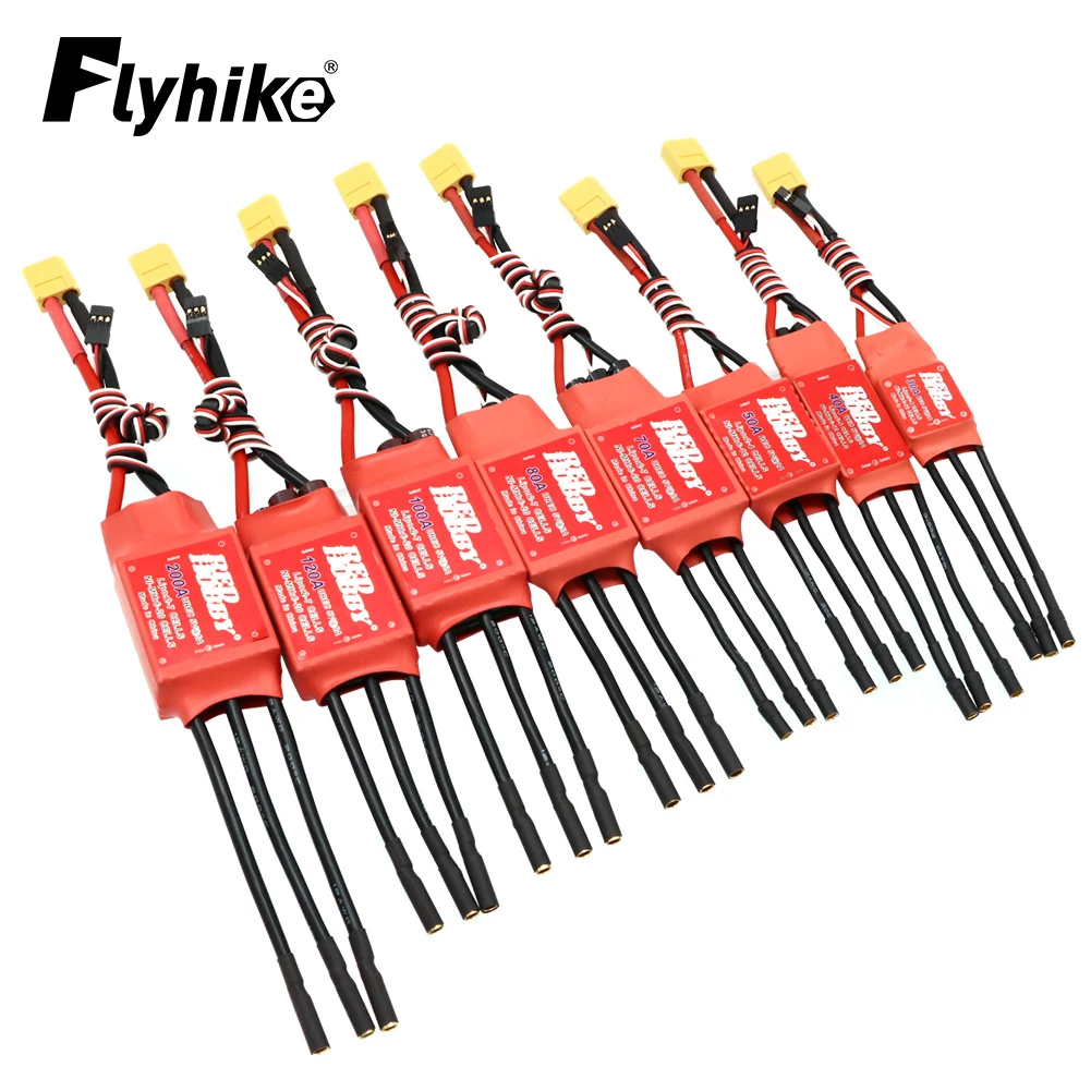 

RedHobby 30A 40A 50A 80A 100A 120A 200A Brushless ESC Electronic Speed Controller 5V/2A 5V/5A BEC for FPV Multicopter Airplane