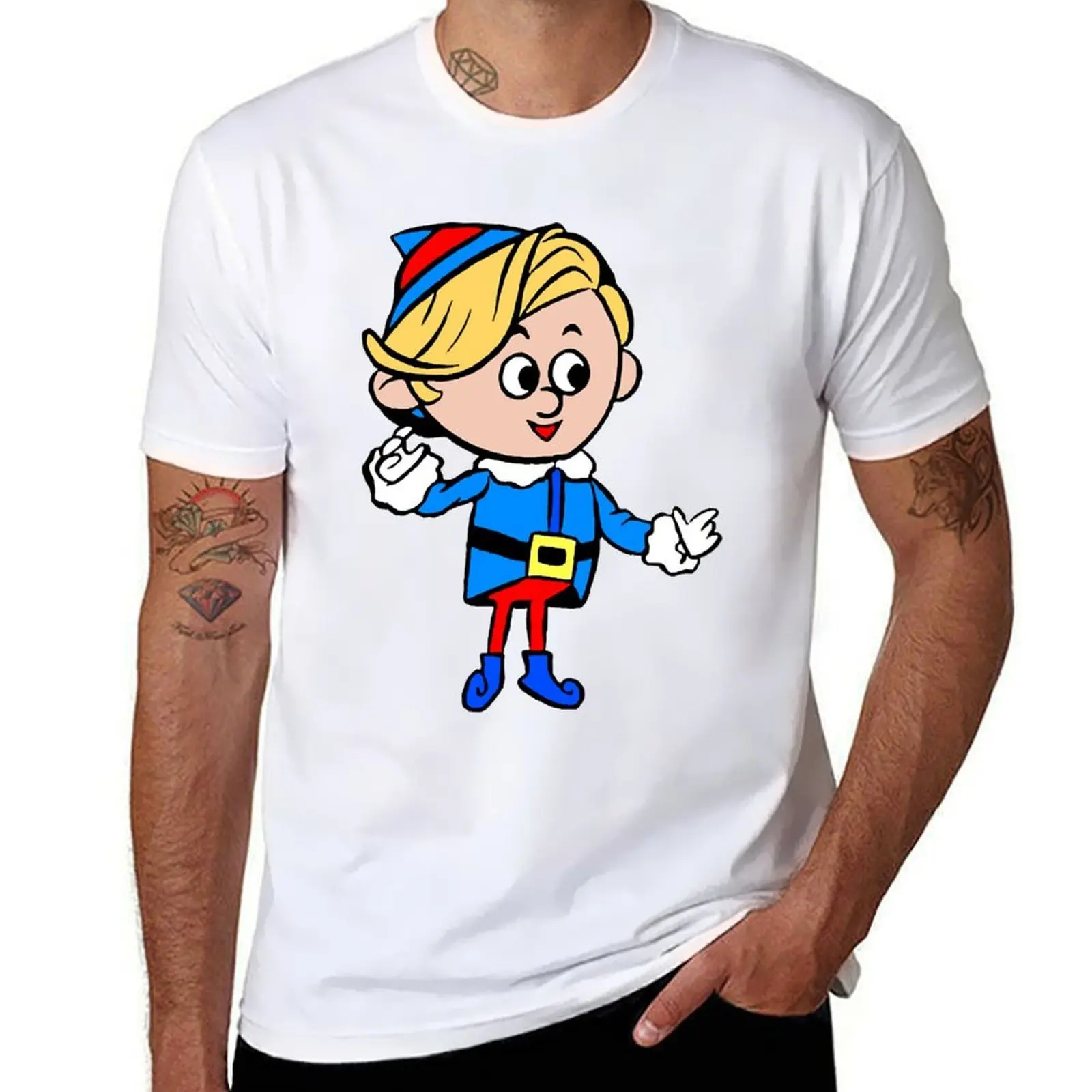 

Hermey the Elf T-Shirt men t shirt cotton 100% man t shirt cotton high quality T-Shirt