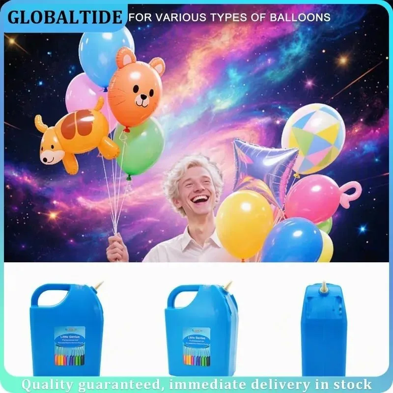 Electric Balloon Air Pump High Volume Battery Powered Twisting Inflator for Modeling Balloons Fast Inflation Portable Device