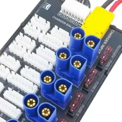 Parallel Charging Board For 2S To For 6s For LiPo For Battery With EC5 Connector And Removable Fuse For B6 For HOTA For ISDT For