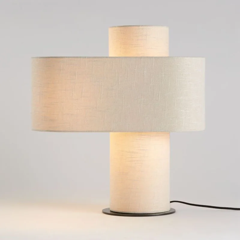 

Modern Decoration Home Fabric Desk Light Steel Based Table Lamp for Living Room Bedroom Bedside Corridor