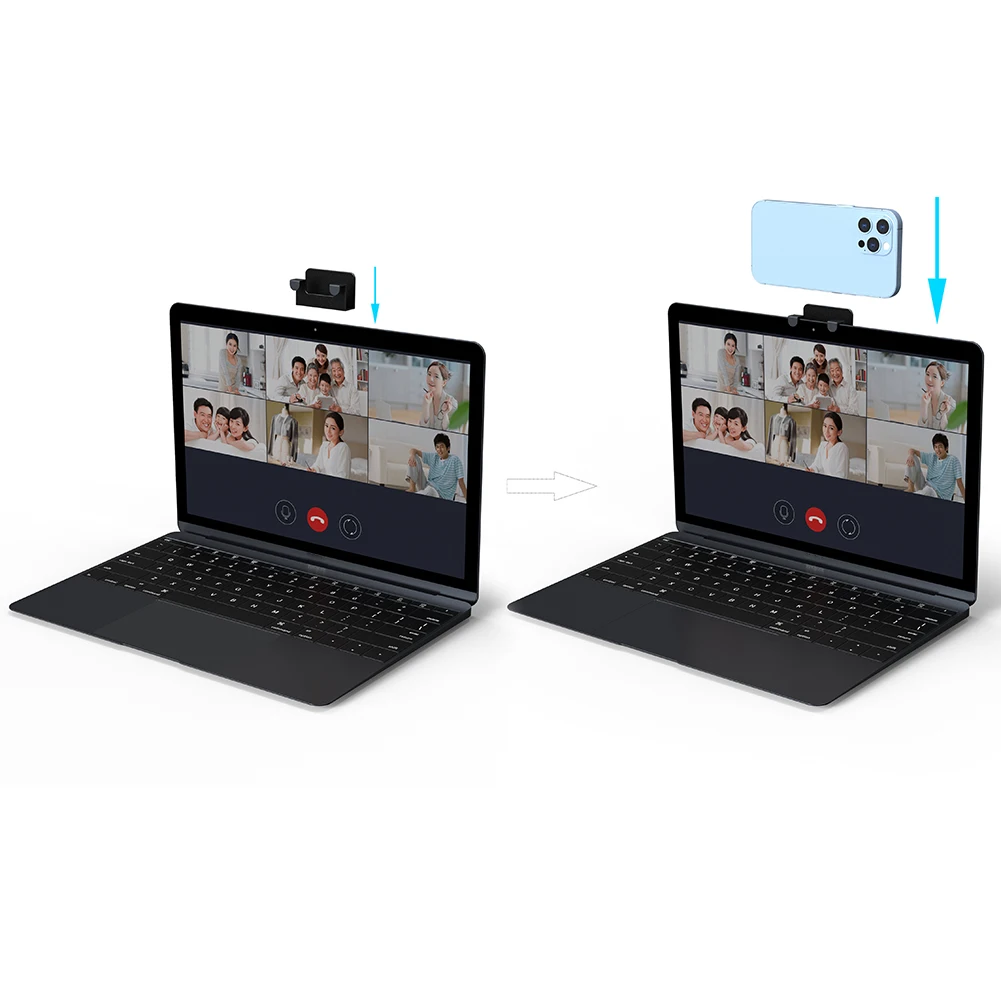 Antypoślizgowy uchwyt kamery ciągłości ze stali nierdzewnej Akcesoria do MacBooka/iPhone 14 13 12 dla iOS 16.0