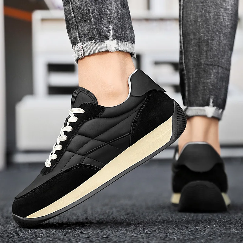 

Мягкий верх, новая удобная простая нишевая дышащая универсальная мужская износостойкая противоскользящая популярная повседневная спортивная обувь