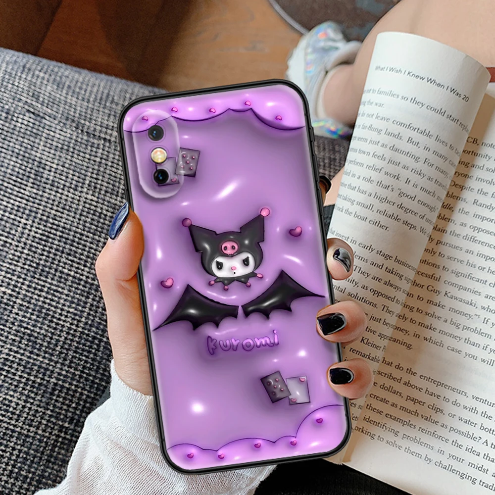 Z87 3D เคสนิ่ม Kuromi สำหรับ Xiaomi redmi 7A 8 8A 9 9A 9C NFC 10A 9T 10X Note 8T 10 PRO MAX 11 11 11S