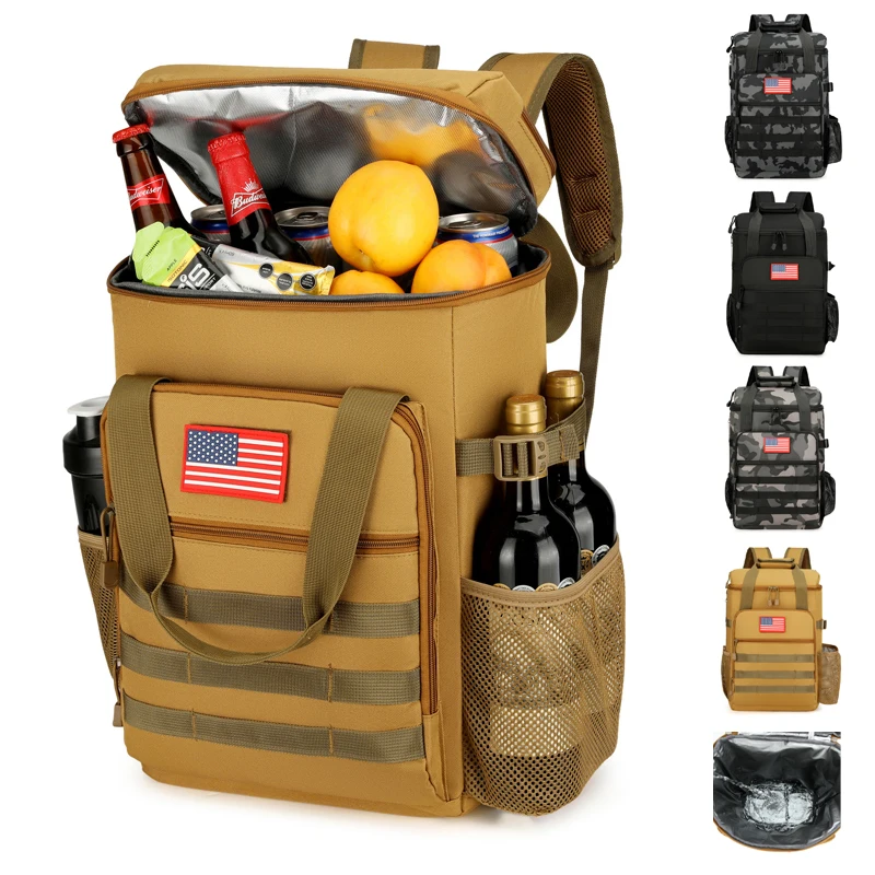 Toposhine 25L التكتيكية على ظهره للنساء/الرجال المشي لمسافات طويلة في الهواء الطلق الليزر قطع Daypack حقيبة مدرسية مخيم الصالة الرياضية حقيبة الظهر مع حامل الكأس المزدوج